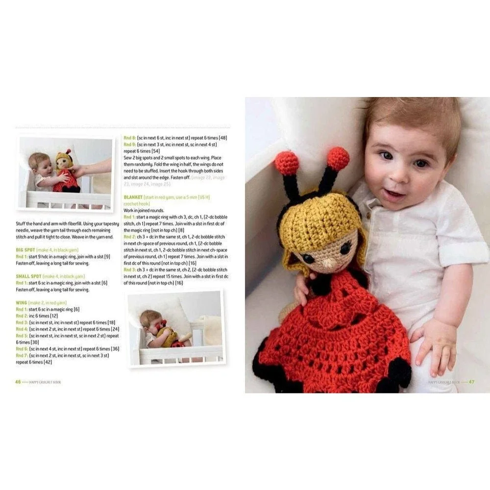 Happy Crochet Book : Patterns That Make Your Kids Smile by Carolina Guzman